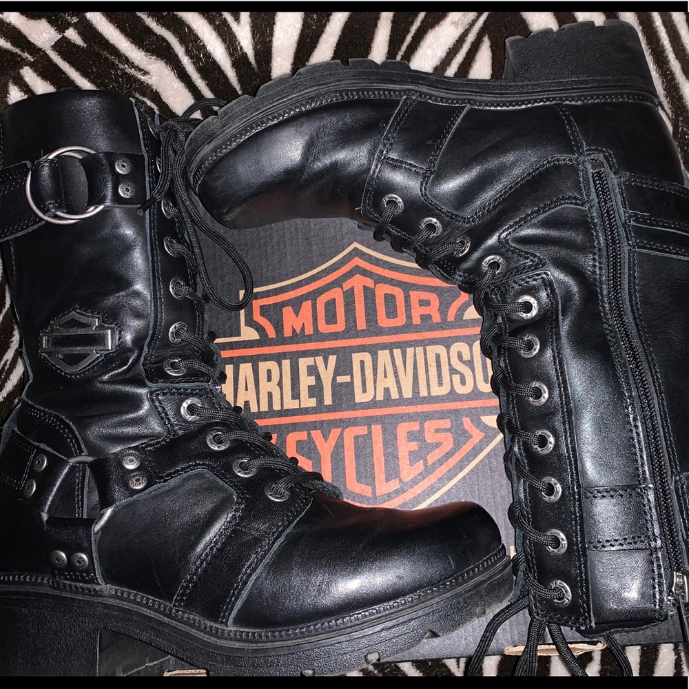 Harley Davidson Riding Boots Size 7